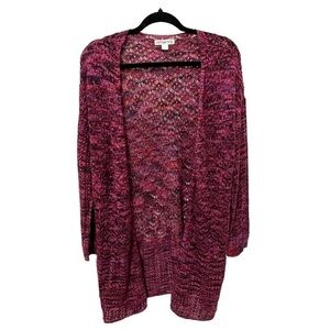 PASSPORTS Women’s Open Front Knit Cardigan Topper, Size Medium